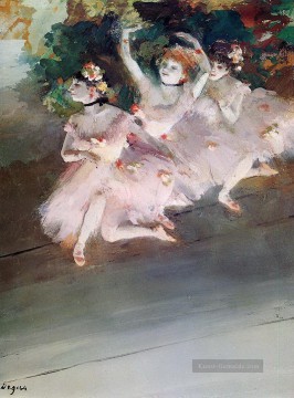 Edgar Degas Werke - drei Balletttänzer 1879 Edgar Degas